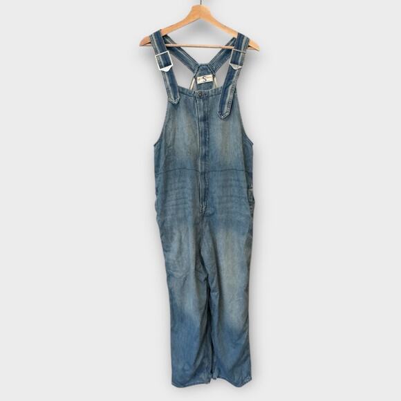 Free People We The Free Hunter Denim Overall Size Small - Picture 6 of 14